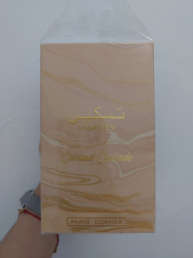 Paris Corner Taskeen Caramel Cascade (Category: Fragrance & Deodorants) located in Makati City. Submitted by razinca (Listing ID 1327521661, Image 1). Description: Bianco Latte dupe fsm only with box.