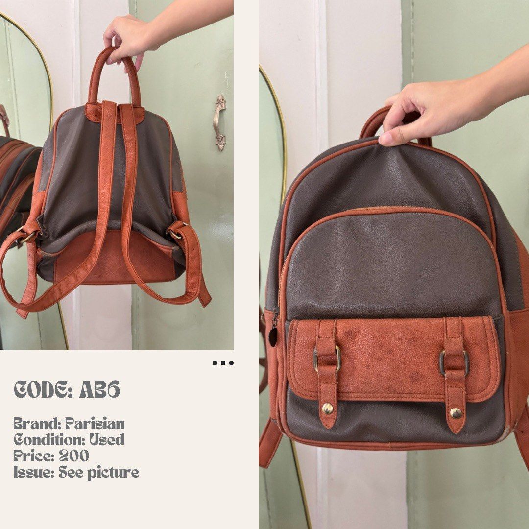 Parisian backpack price clearance