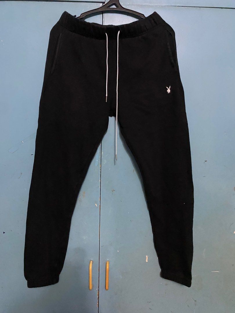 PLAYBOY Brand Joggers Men s Fashion Bottoms Joggers on Carousell