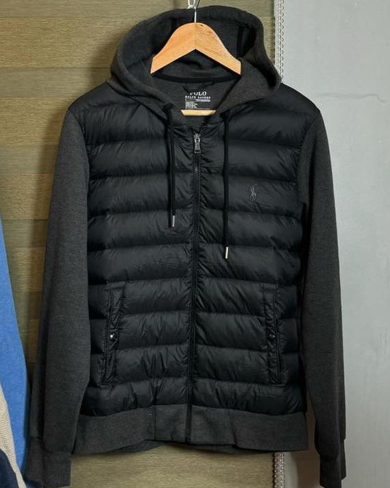 Polo puffer hoodie store