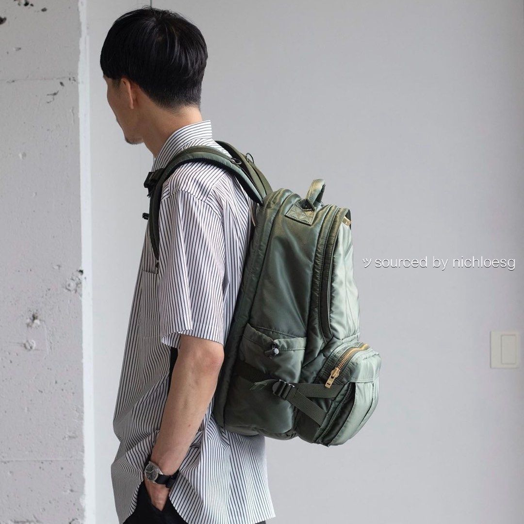 PORTER/新TANKER/DAYPACK(L)/セージ/極美品 Porter Yoshida & Co. New Tanker Daypack Sage Green