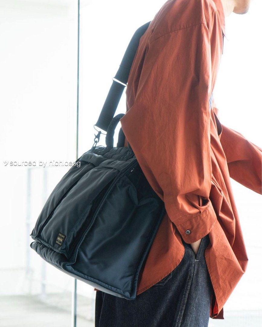 PORTER ALL NEW TANKER SQUARE TOTE BAG, Men's Fashion, Bags, Sling PORTER ALL NEW TANKER SQUARE TOTE BAG, Men's Fashion, Bags, Sling