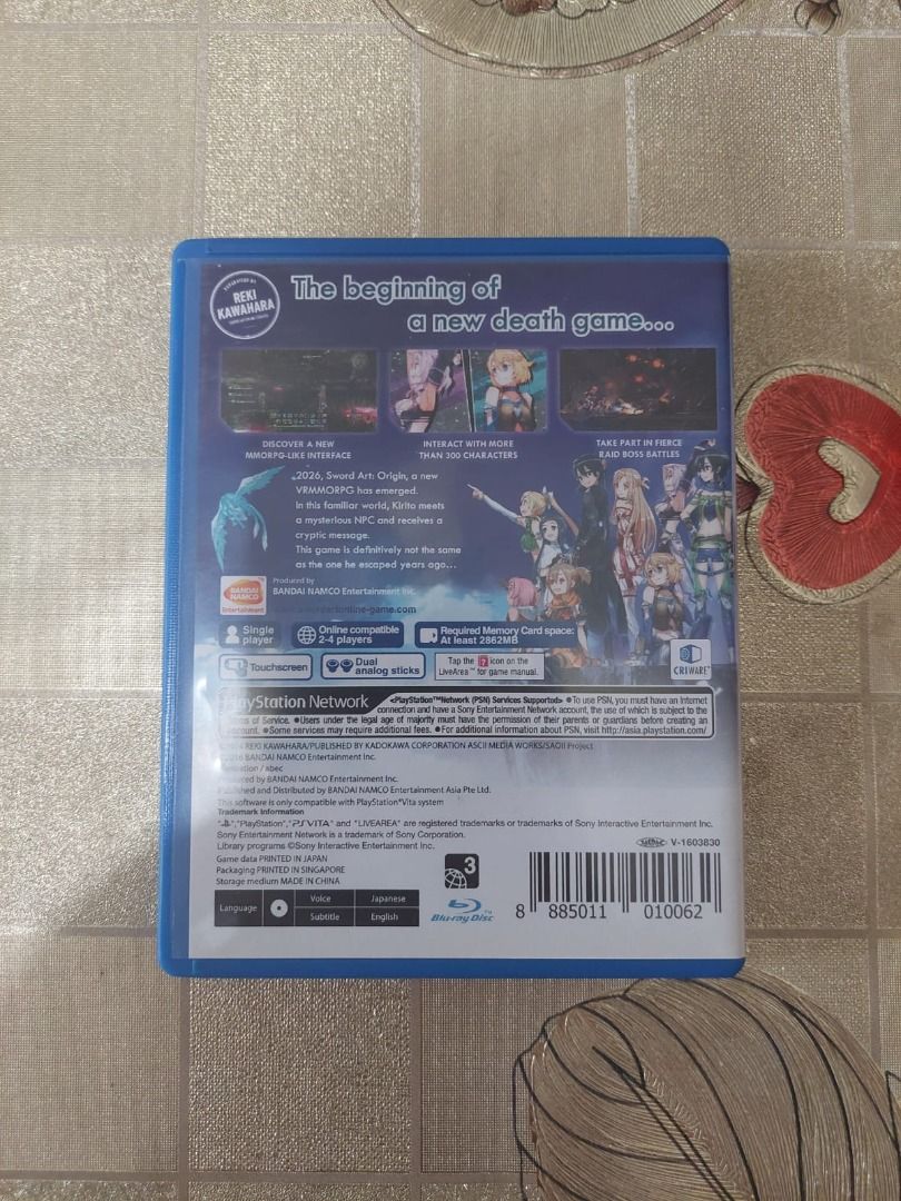 SWORD ART ONLINE Hollow Realization PS Vita CIB EUR 31,99 - FR