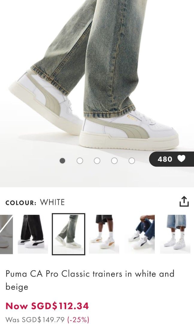 Puma classic trainers white online