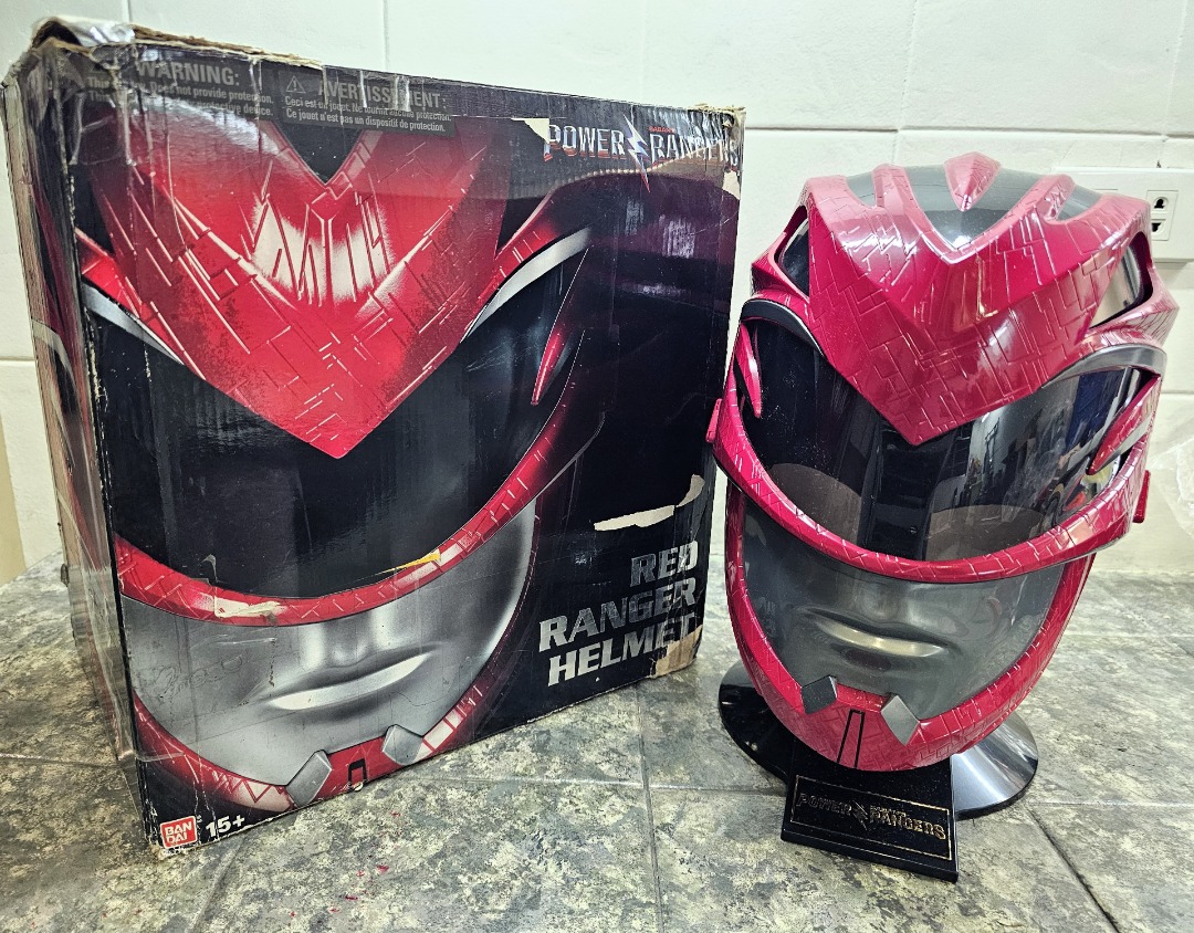 RED RANGER HELMET (1:1 Replica Size) - 2017 Bandai Saban's Power ...