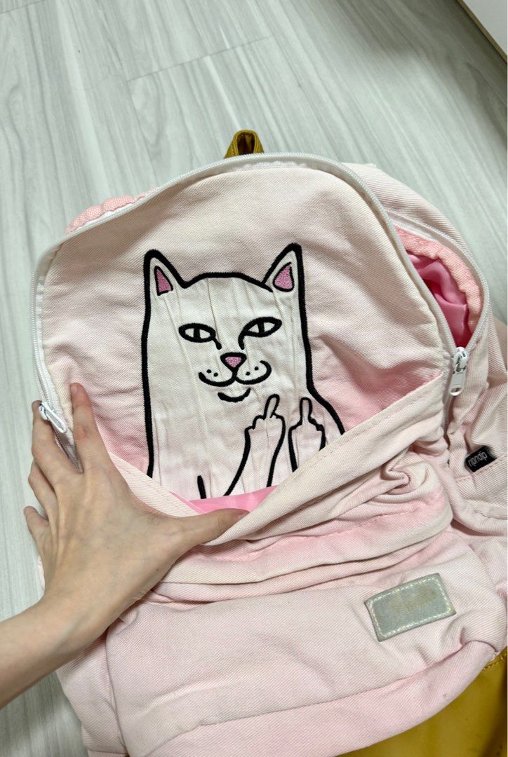 Ripndip lord nermal backpack baby pink Women s Fashion Bags Wallets Backpacks on Carousell