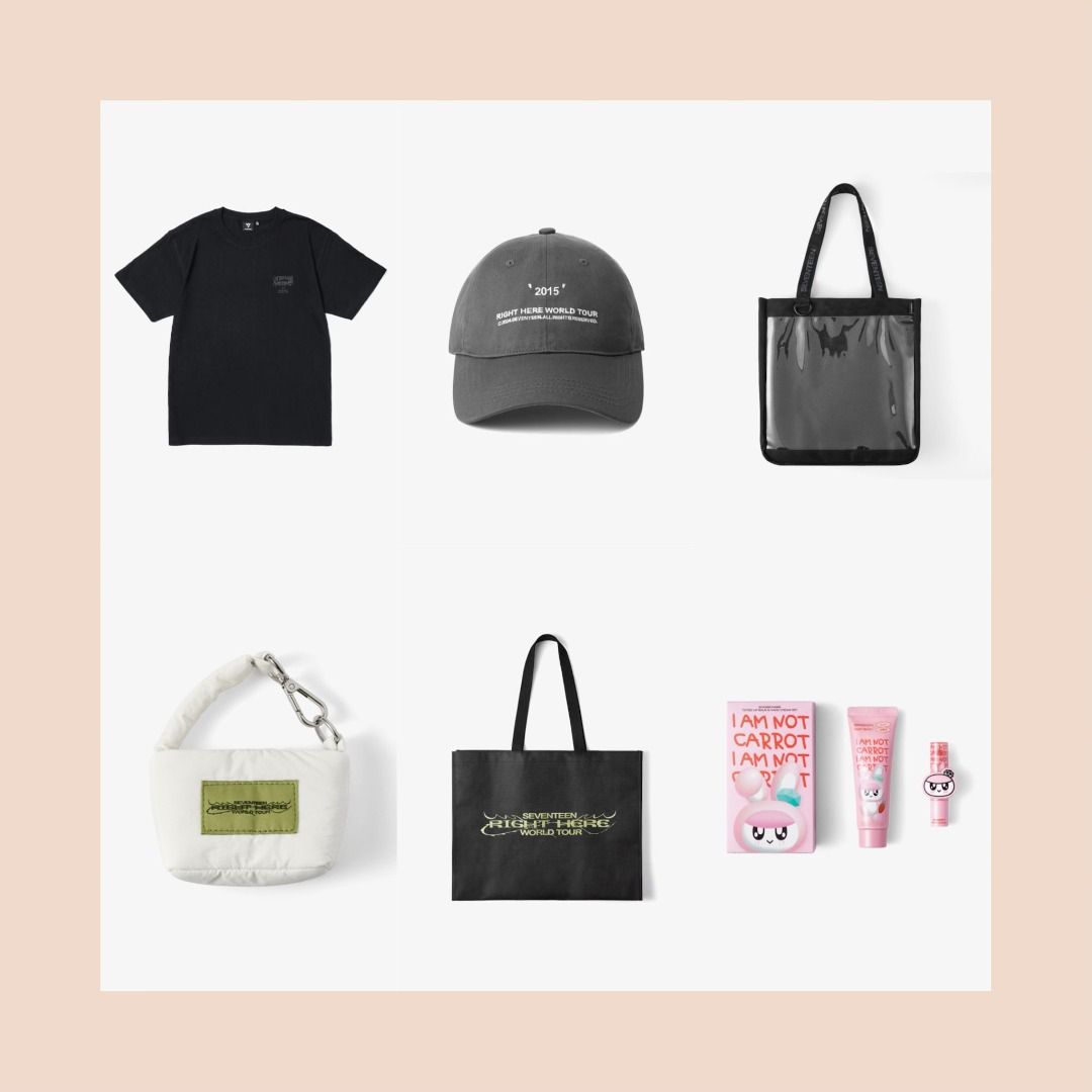 SEVENTEEN RIGHT HERE WORLD TOUR トートバッグ PREORDER