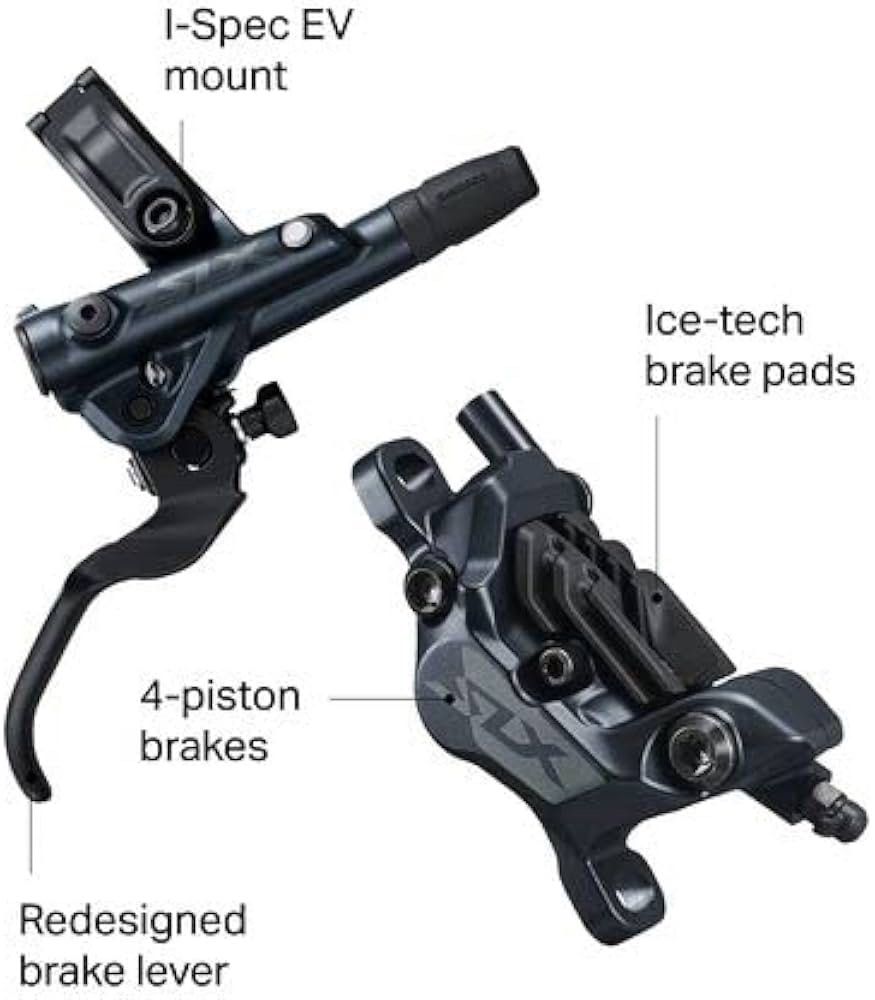 Shimano SLX M7120 brake 4 pistons brakes Sports Equipment Bicycles Parts Parts Accessories on Carousell
