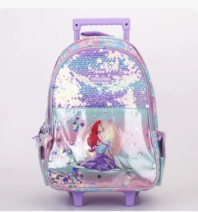Smiggle trolley bag Backpack mermaid Ariel