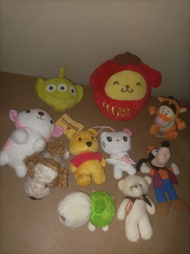 Stuffed toys take all/bundle (Category: Plushies & Soft Toys) located in Antipolo. Submitted by iice00 (Listing ID 1327413880, Image 2). Description: take all for 350 all good as new antipolo area.