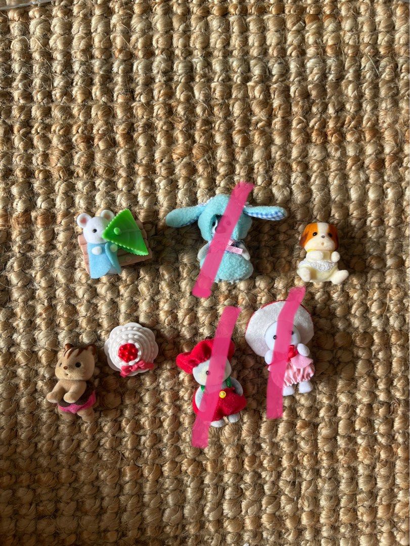 Sylvanian Families forest, cake party, mushroom etc., Hobbies & Toys