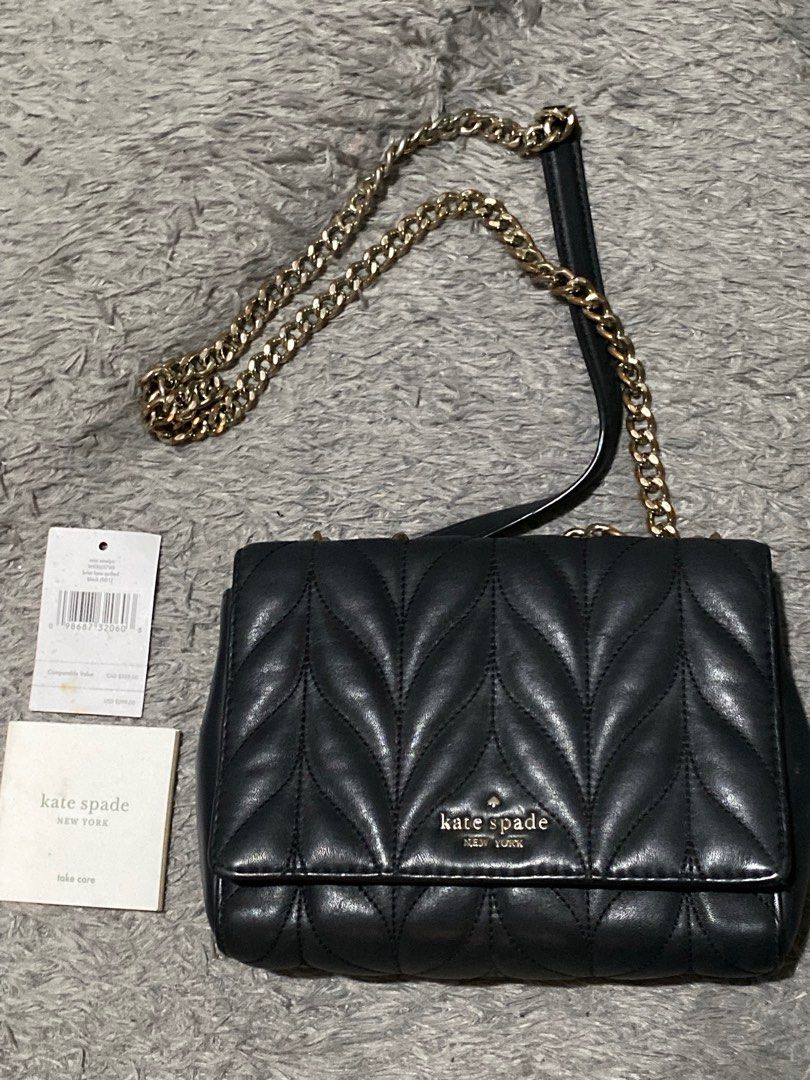 Tas Kate Spade mini emelyn WKRU5760 briar lane quilted black 001 Barang Mewah Tas Dompet di Carousell