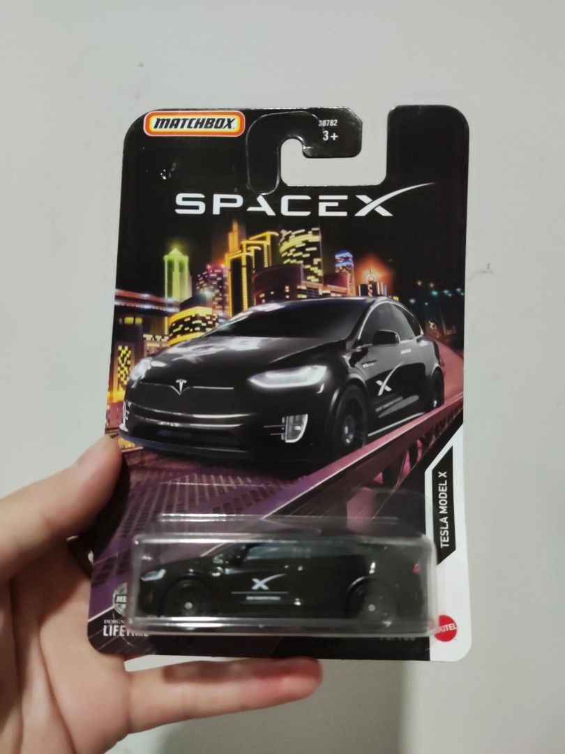 Tesla Model X Space X Match Box Mattel, Hobbies & Toys, Toys