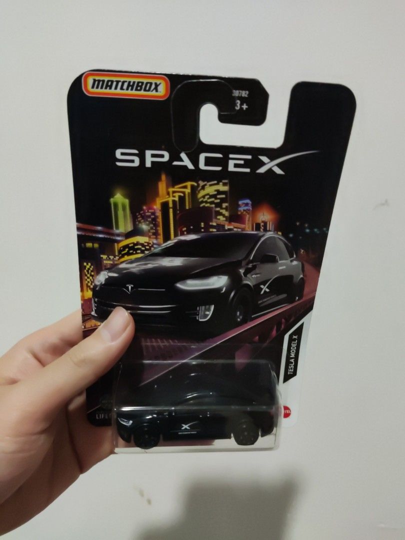 Tesla Model X Space X Match Box Mattel, Hobbies & Toys, Toys