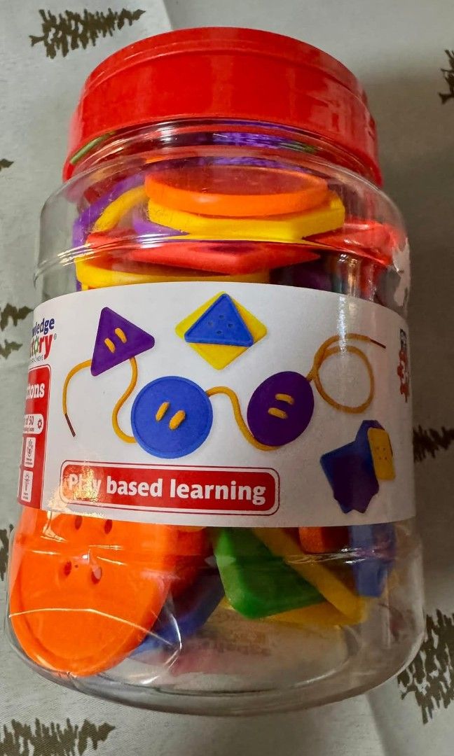 The Knowledge Factory Play based learning - Buttons (Category: Educational & Learning Toys) located in Manila. Submitted by ormelynmal86309 (Listing ID 1327454662, Image 2). Description: The Knowledge Factory Play based learning - Buttons Php 500.