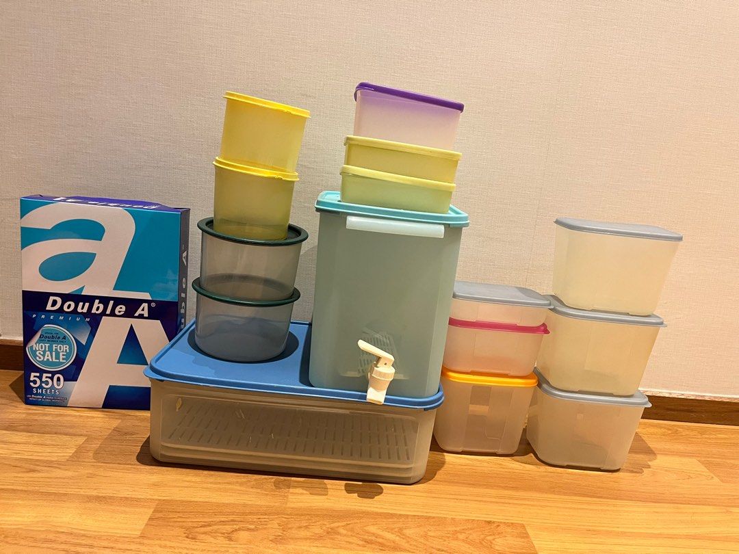 Tupperware 15 pcs set, Furniture & Home Living, Kitchenware & Tableware