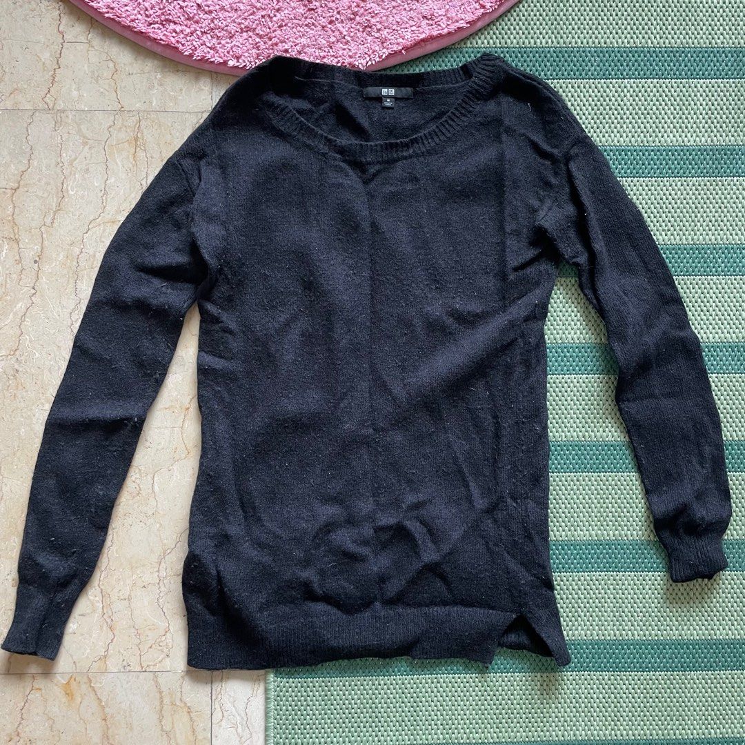 Black wooly jumper best sale