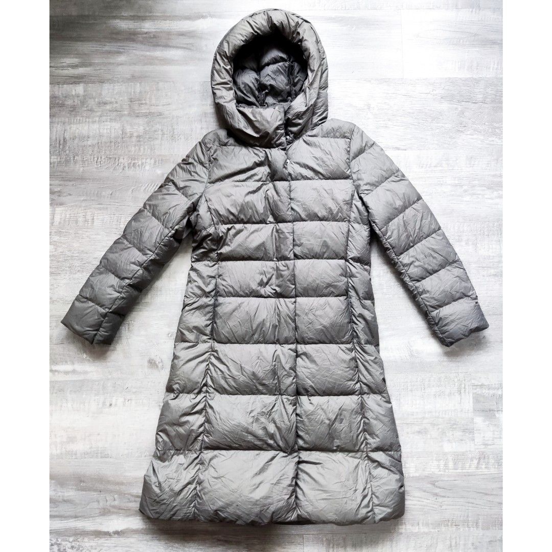 Light down long coat store