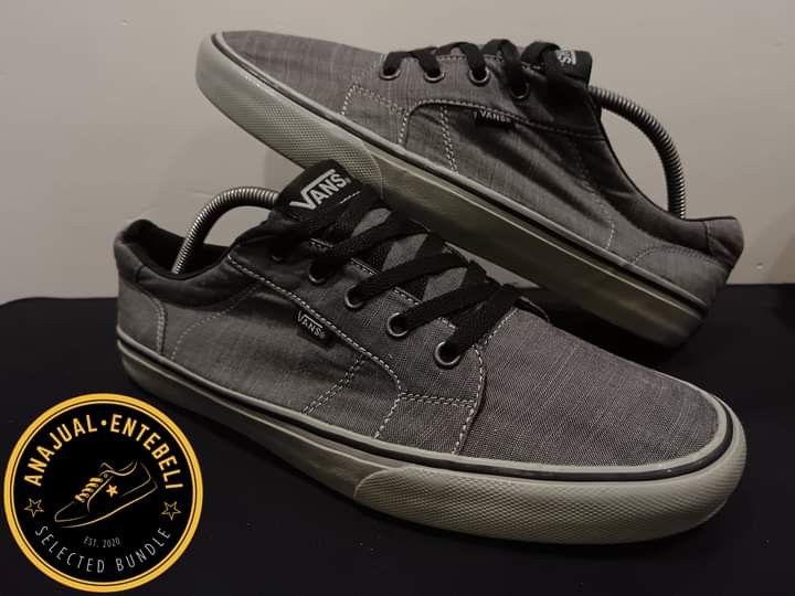 VANS BISHOP GREY TEXTILE 9.5uk Lawa