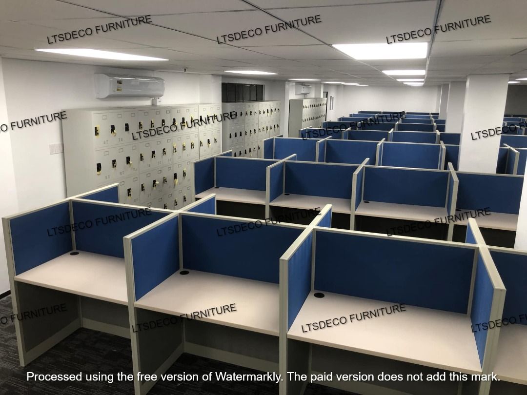 WORKSTATION CALL CENTER TABLE | OFFICE PARTITIONS, Furniture & Home ...