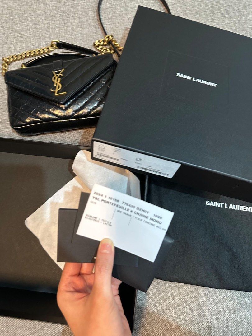 Ysl portefeuille a chaine mono online