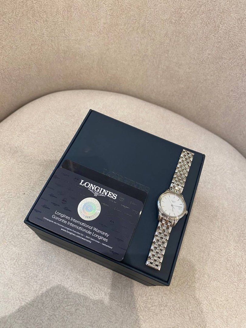 2023 LONGINES FLAGSHIP REF L4.274.4.12.6 WHITE DIAL 26MM AUTOMATIC