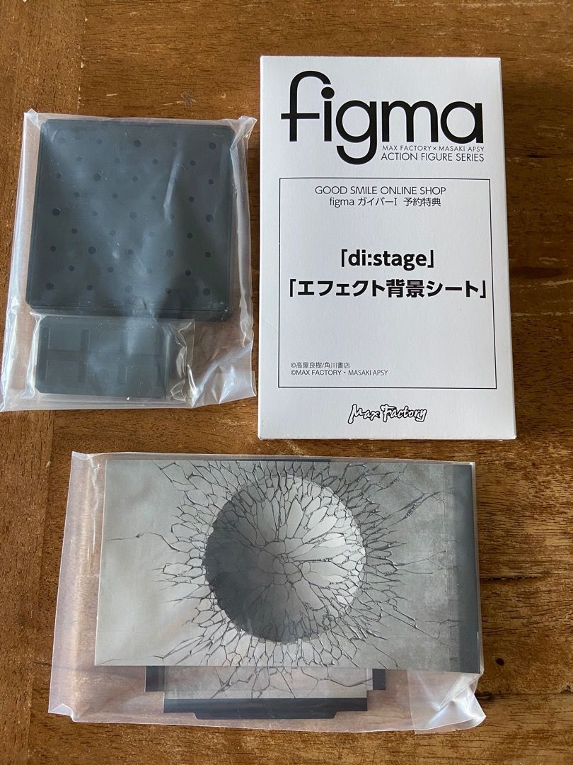 絕版 初版 Figma 231 連 初回特典背景地台 Max Factory x Masaki Apsy 加爾巴 1 Guyver 1 I ...