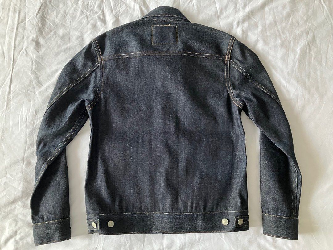 wacko maria guilty parties denim trucker jacket (black) 19FW