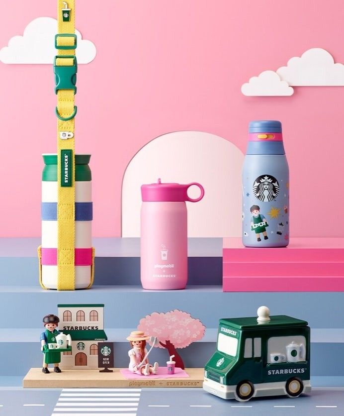 韓国限定】Starbucks × playmobil 3点セット 2024年10月】韓国・スタバ