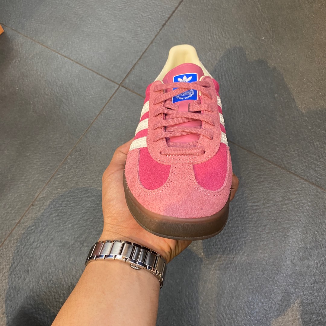 Adidas gazelle raspberry sales