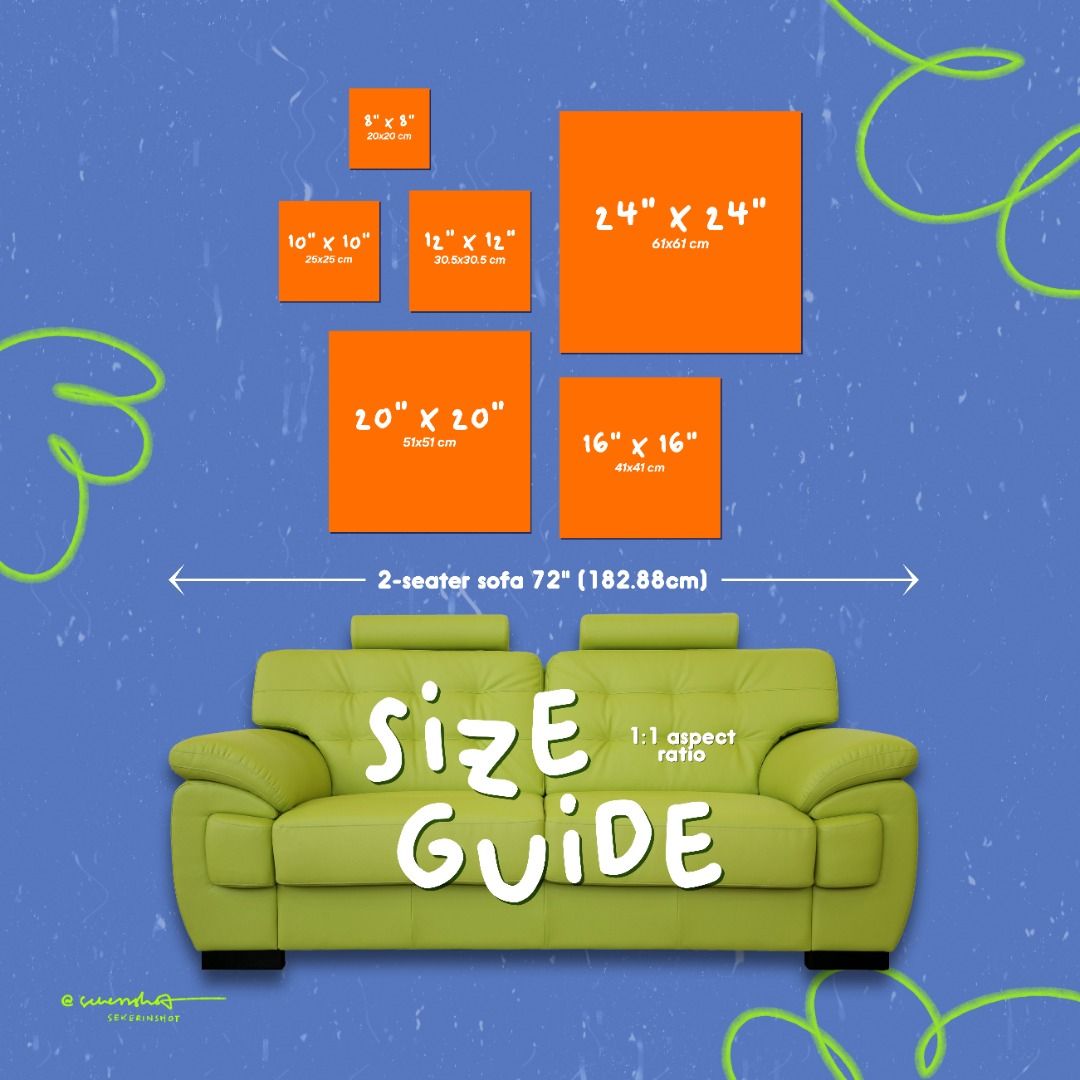 ATARASHII GAKKO Digital Wall Deco Illustration for Studio Bedroom