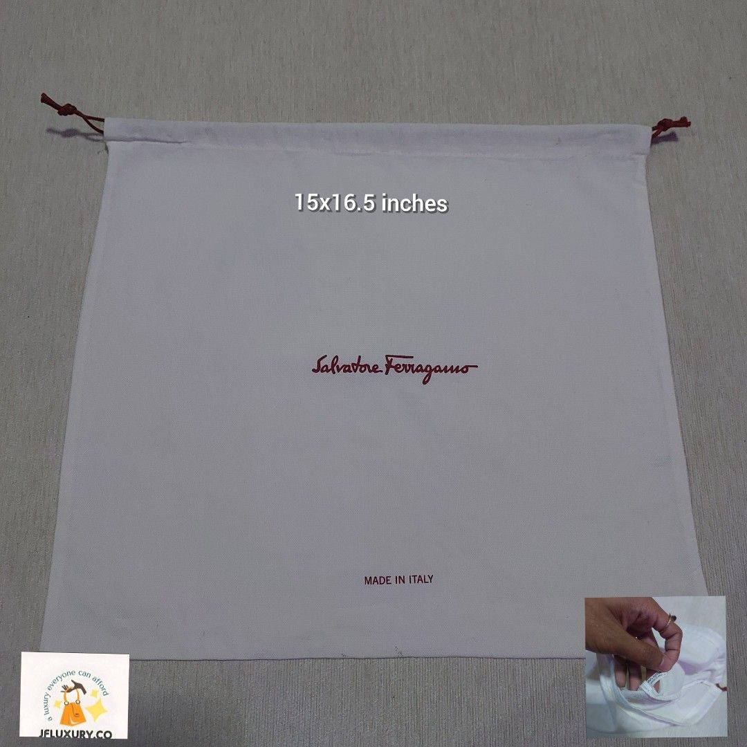 Authentic Salvatore Ferragamo dust bag 15x16.5 inches Luxury Bags Wallets on Carousell