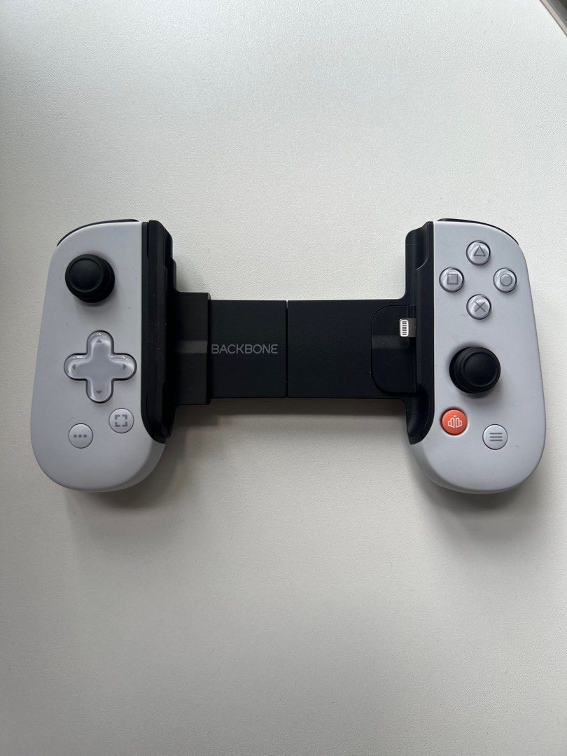 Backbone controller iPhone lightning cable (Category: Controllers) located in Singapore. Submitted by tomng13 (Listing ID 1327636936, Image 1). Description: Bought it but only used it 3 times. .