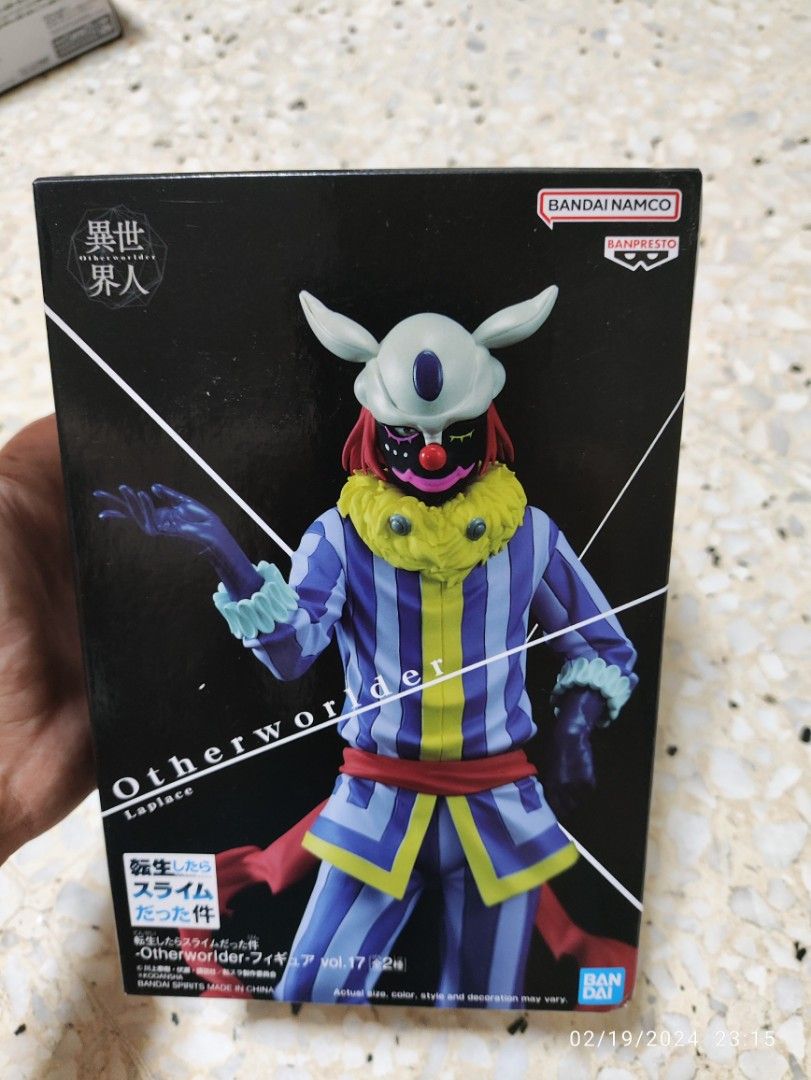 Banpresto Otherworlder Tensura Laplace Anime Figure Figurine Statue Kuji DXF Grandista Aniplex Artfx Kotobukiya POP Megahouse Figuarts Banpresto Furyu Taito Exq Bicute Labubu (Category: Toy Figures) located in Singapore. Submitted by ToysInc (Listing ID 1327646221, Image 1). Description: .