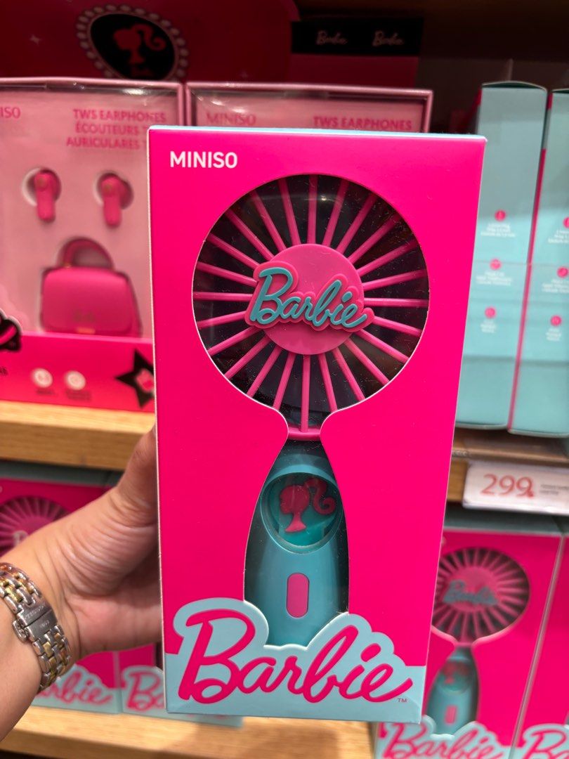 Barbie hand fan outlet