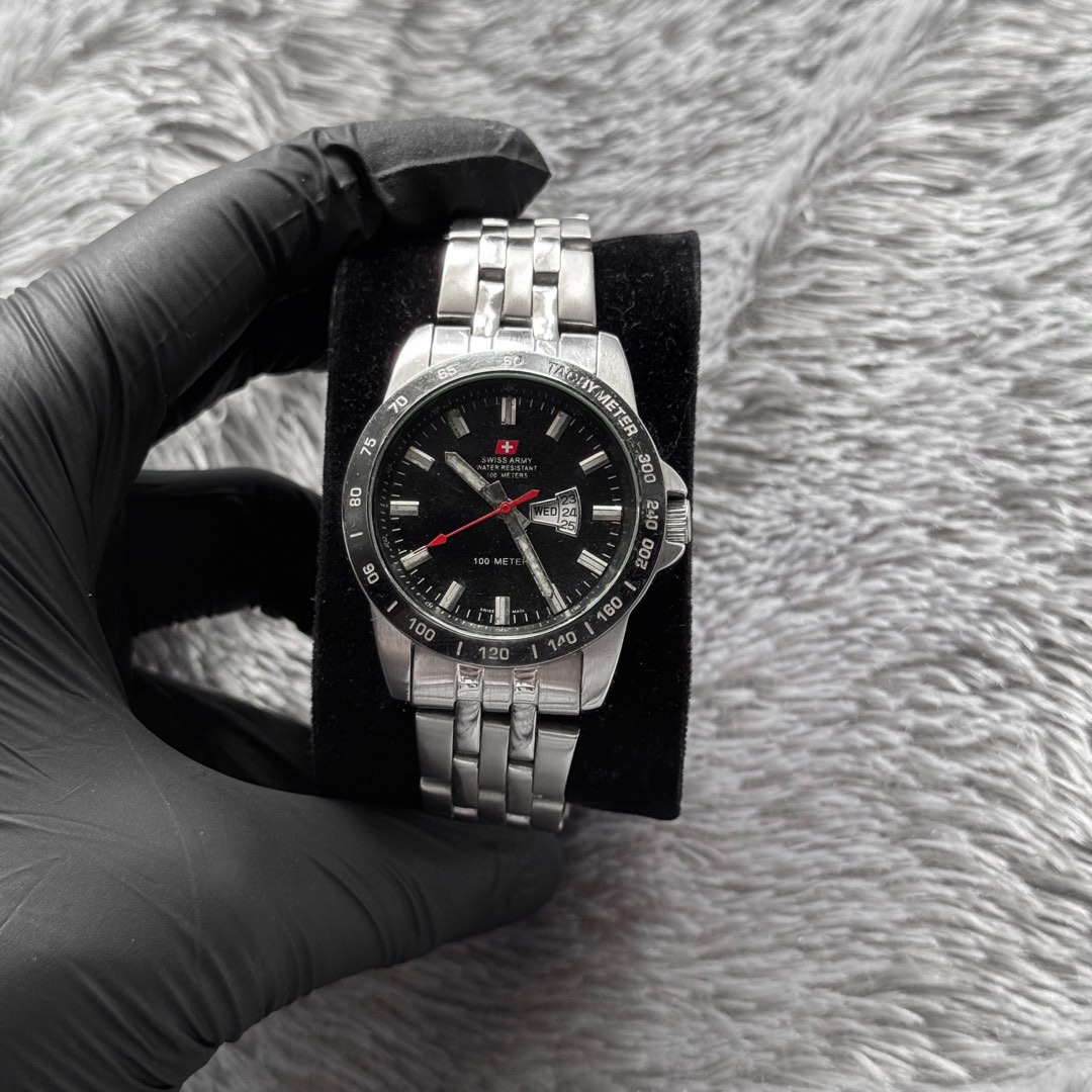 Swiss army water resistant 100 meters 2025