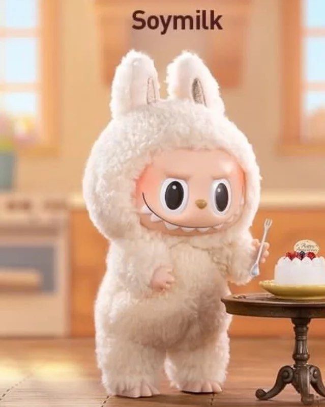 soymilk labubu ソイミルクラブブ 正規品 Pop Mart Labubu The Monsters Exciting Macaron Soymilk Vinyl