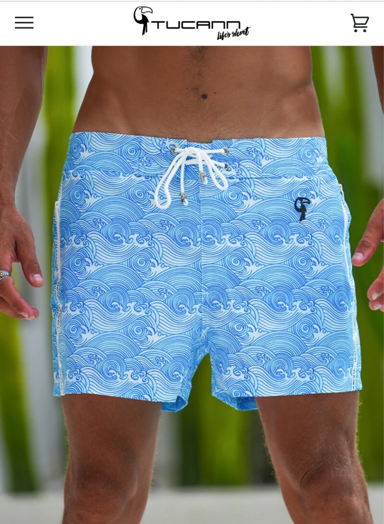 Brand New Tucann Compression Lined Swim Trunks Men s Fashion Bottoms Shorts on Carousell