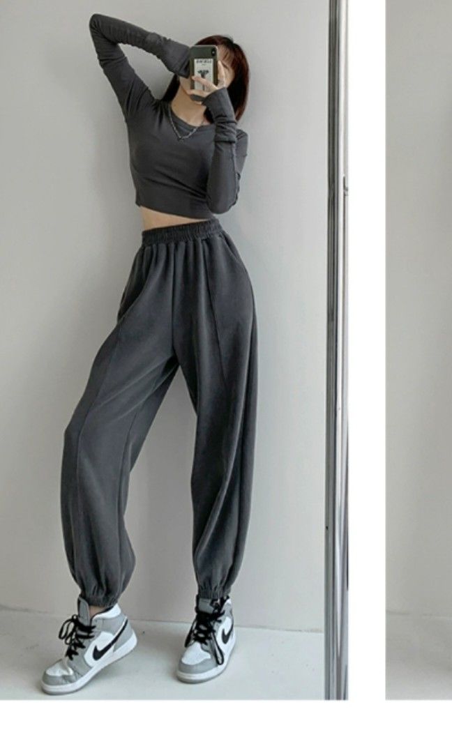Brand new very comfortable jogger pants. Suitable for 165cm and below. Selling cos abit short for me. Superd quality
