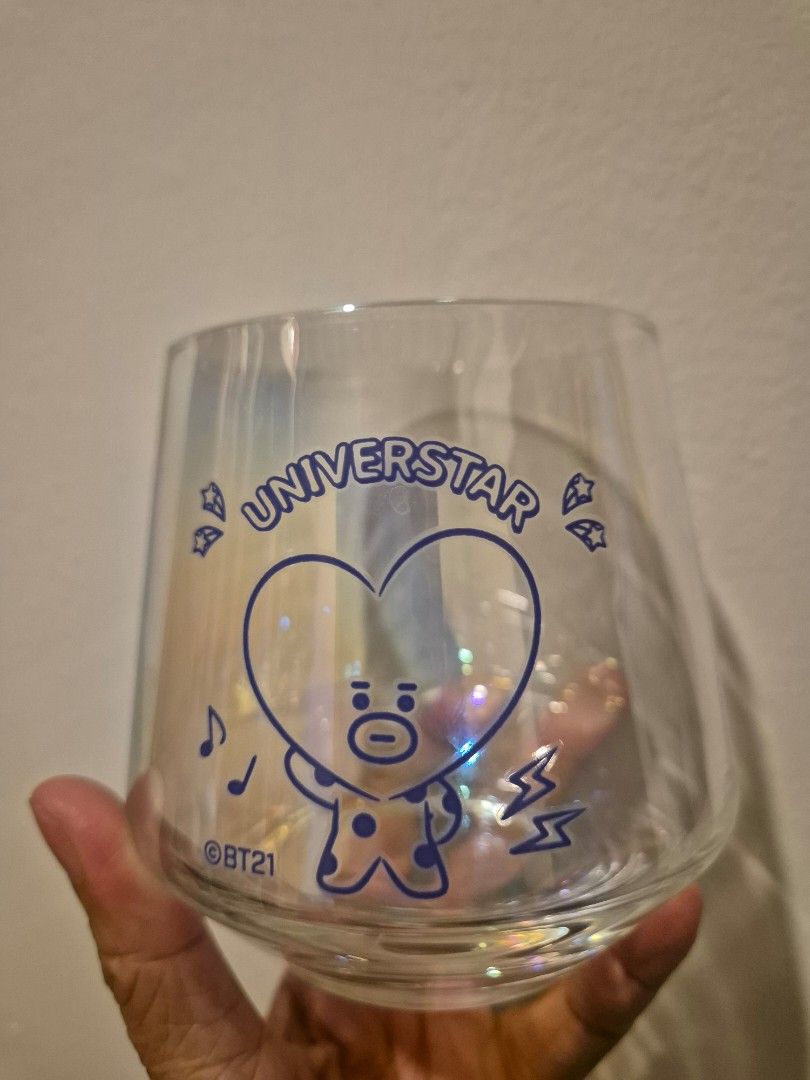 BT21 Universtar - TATA (Category: Vintage Collectibles) located in Makati City. Submitted by Vnerrie (Listing ID 1327606182, Image 2). Description: BT21 Universtar Aurora glass - TATA Php 500, negotiable brand new kept in a storage only, never been used nor displayed..