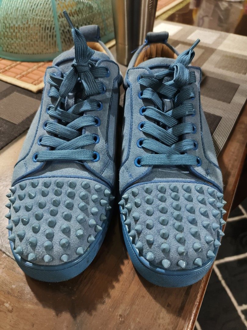 Light blue louboutins top