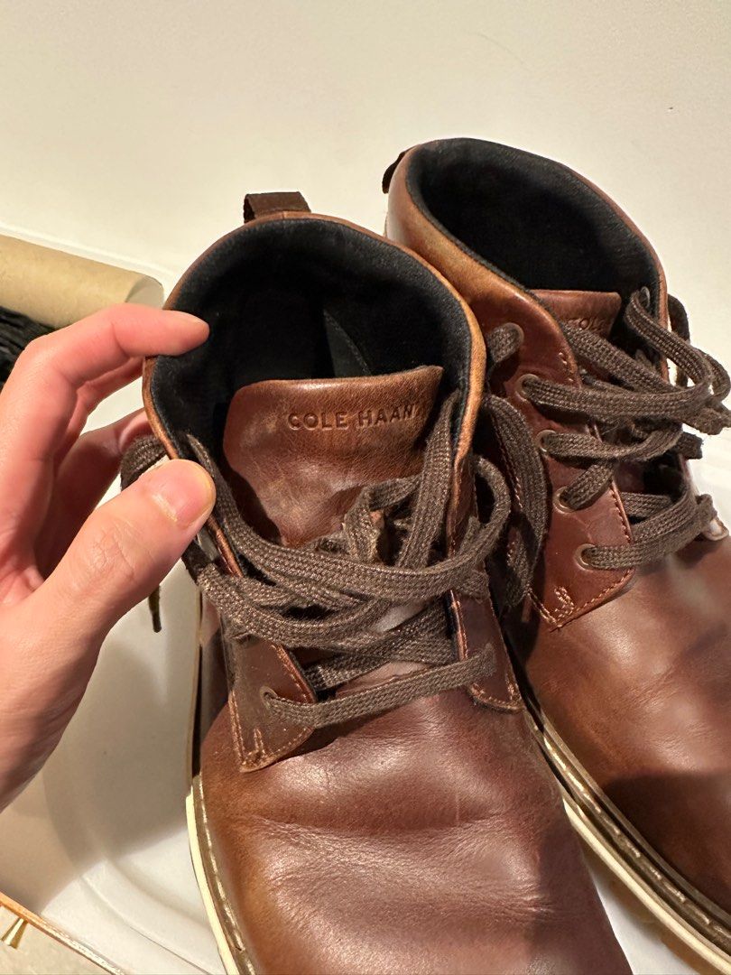Cole haan leather boots store