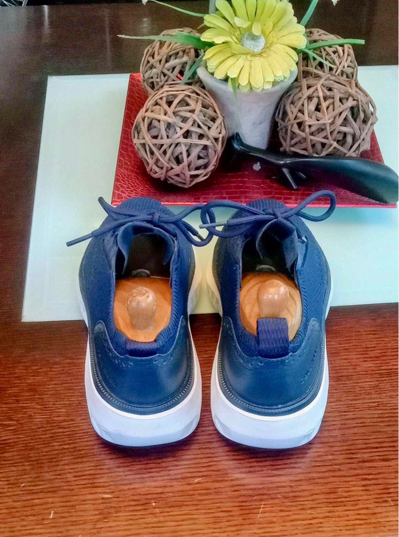 Cole Haan Work From Anywhere Oxford in Marine Blue Egret Stitchlite Men s Fashion Footwear Sneakers on Carousell