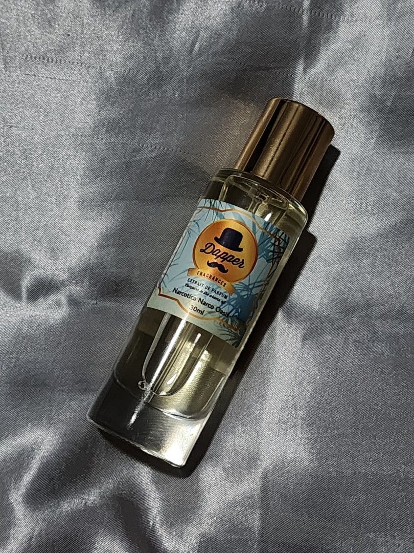 Dapper Fragrances Narcotica Oasis 30ml EDP (Category: Fragrance & Deodorants) located in Manila. Submitted by thingsjasonfound (Listing ID 1327689540, Image 1). Description: Fruity fresh cocktail scent! Perfect for everyday but smells super unique..