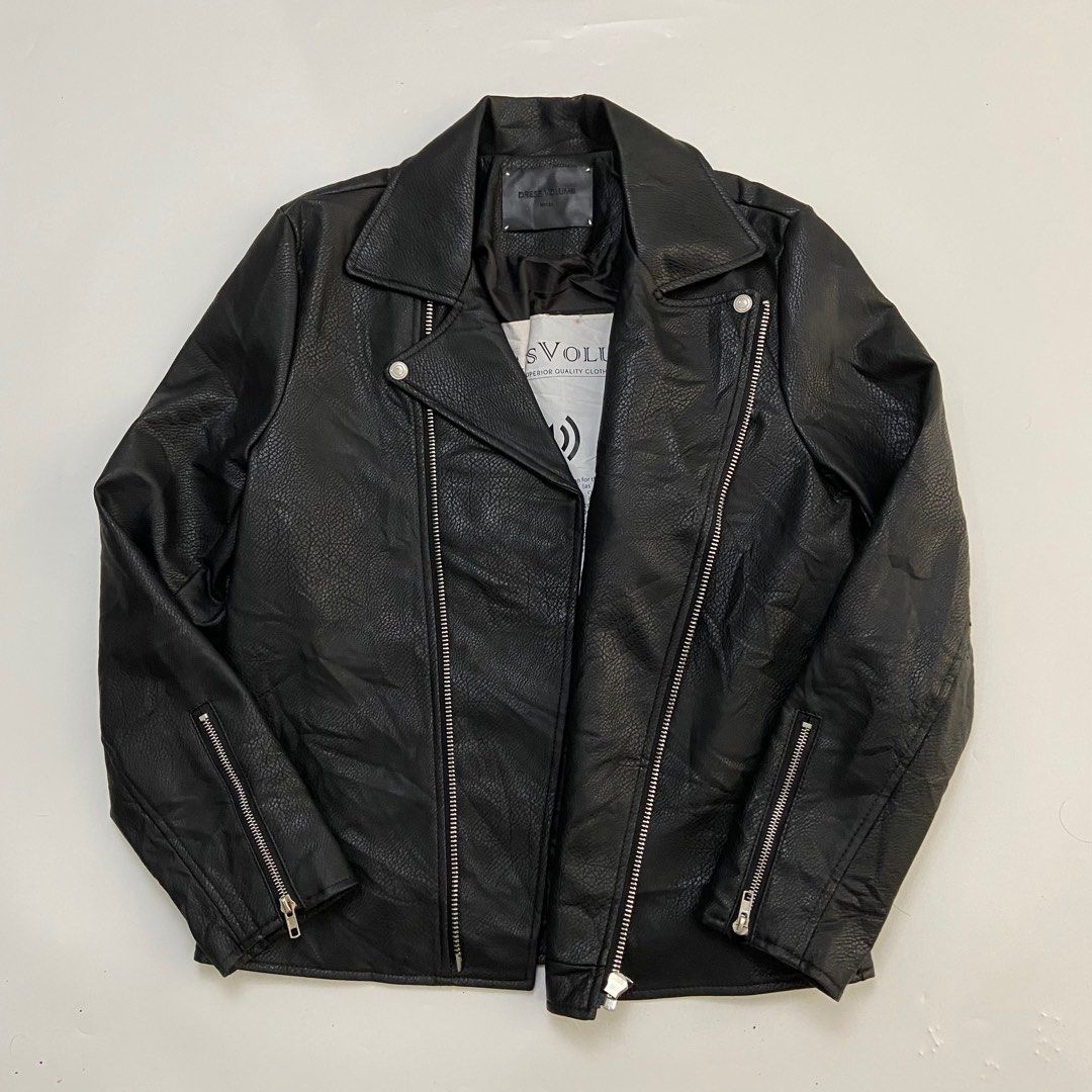 Dress Volume Casual Bikers Leather Jacket