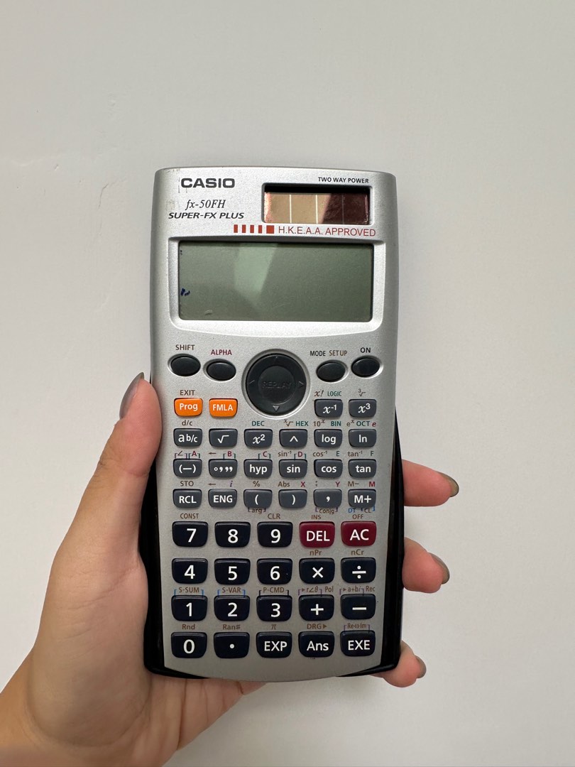 DSE用 Casio 計數機 Fx-50FH Super-fx plus, 興趣及遊戲, 手作＆自家設計, 文具 - Carousell