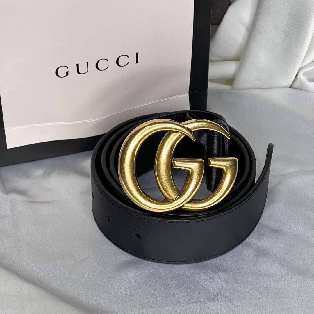 GUCCI　ブラックブラウン×ゴールド　ロゴ　シンプル　ベルト　スタイルアップ Gucci | Accessories | New Gucci Logo Sunglasses Gucci