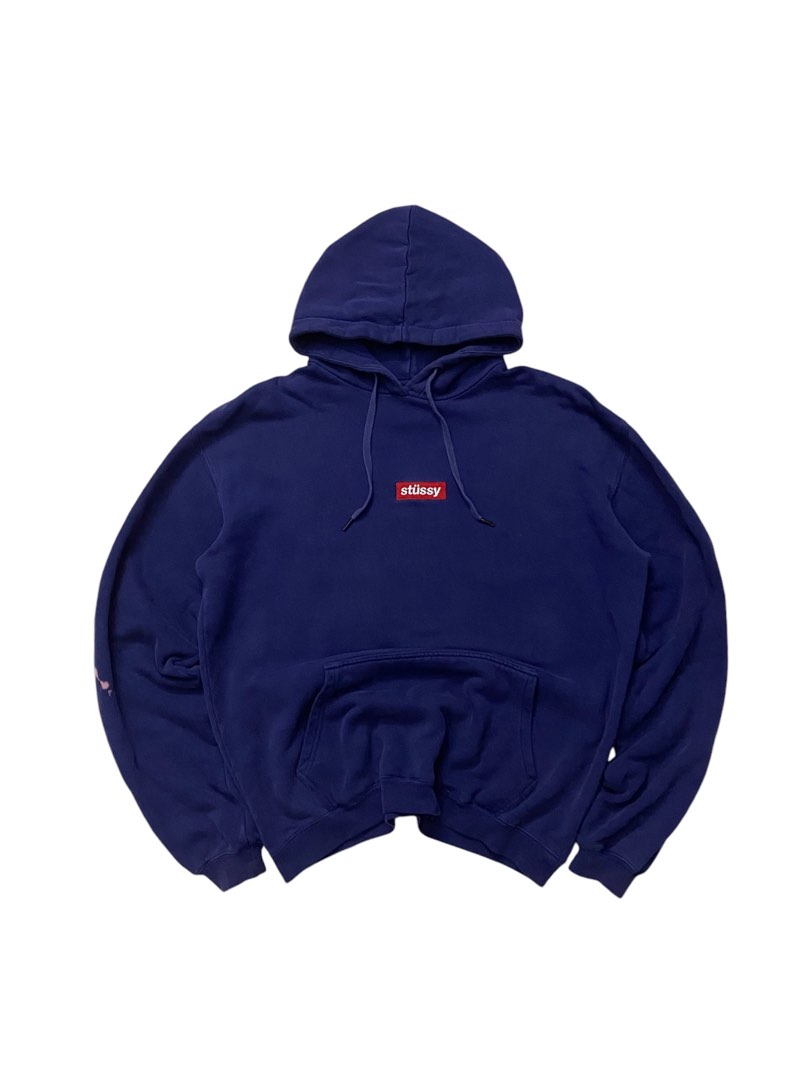 Stussy box logo hoodie outlet