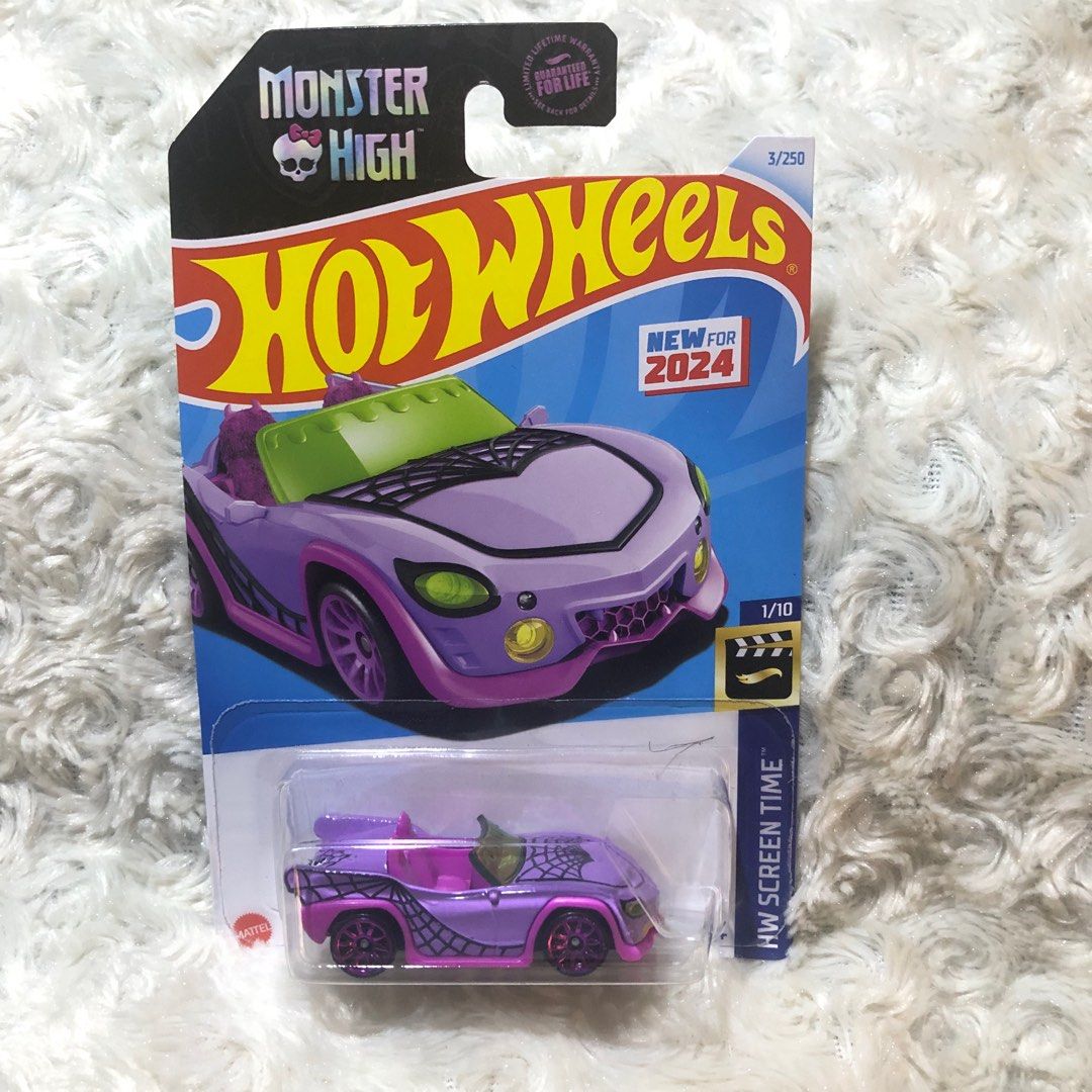 Hot Wheels Monster High Ghoul Mobile (Category: Vehicle & Diecast Models) located in Mandaue City. Submitted by wyatt_whatevers (Listing ID 1327632578, Image 1). Description: HW Screen Time Series Authentic Brand New Sealed.