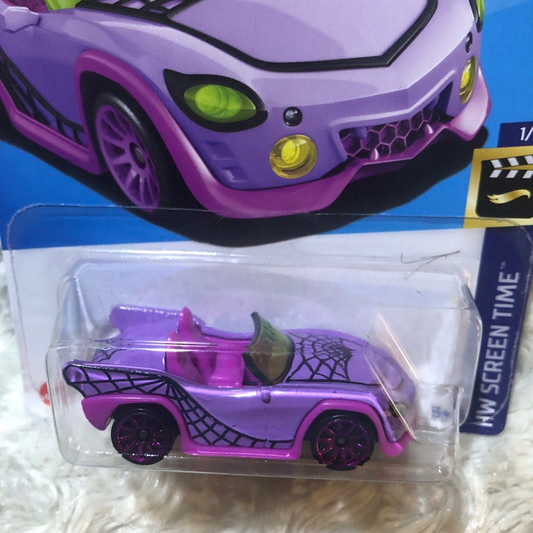 Hot Wheels Monster High Ghoul Mobile (Category: Vehicle & Diecast Models) located in Mandaue City. Submitted by wyatt_whatevers (Listing ID 1327632578, Image 2). Description: HW Screen Time Series Authentic Brand New Sealed.